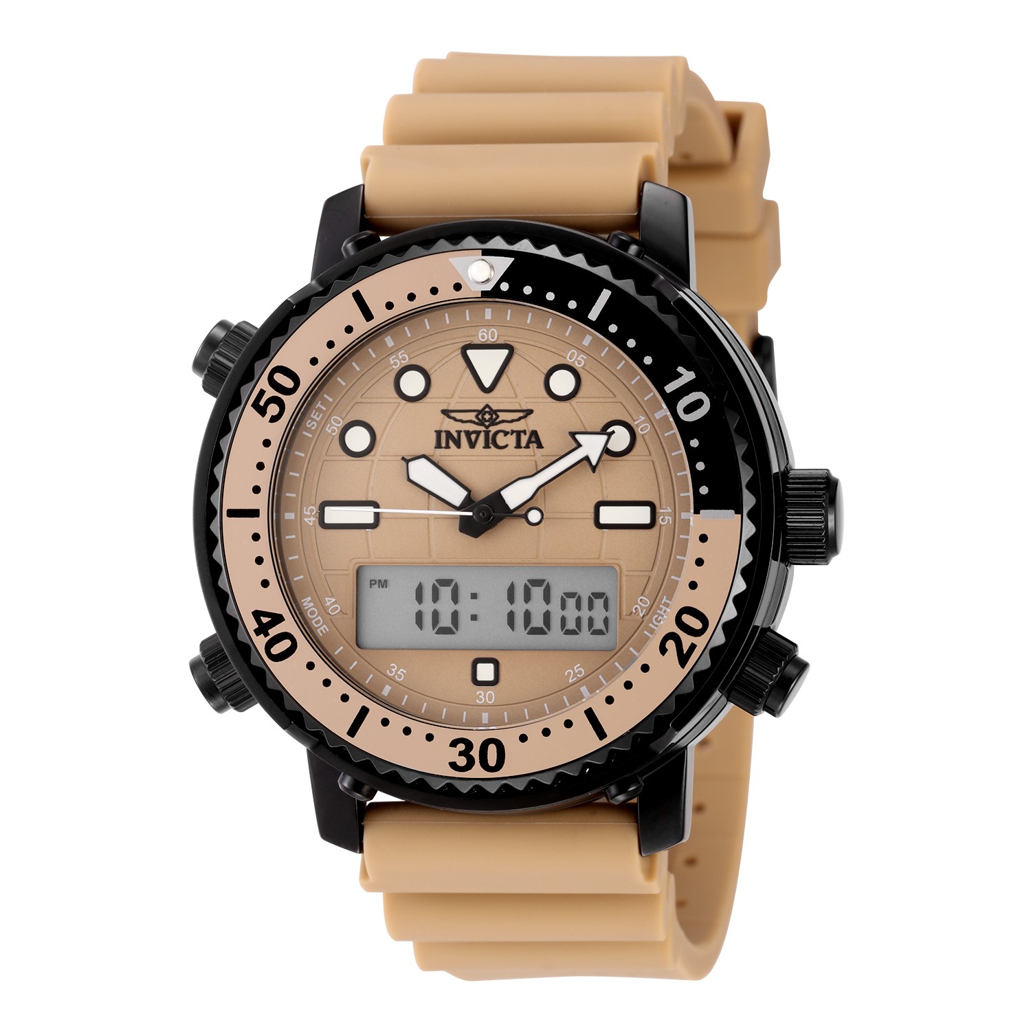 Invicta Men’s Pro Diver 46.5mm Digital Chronograph Watch IN-49448