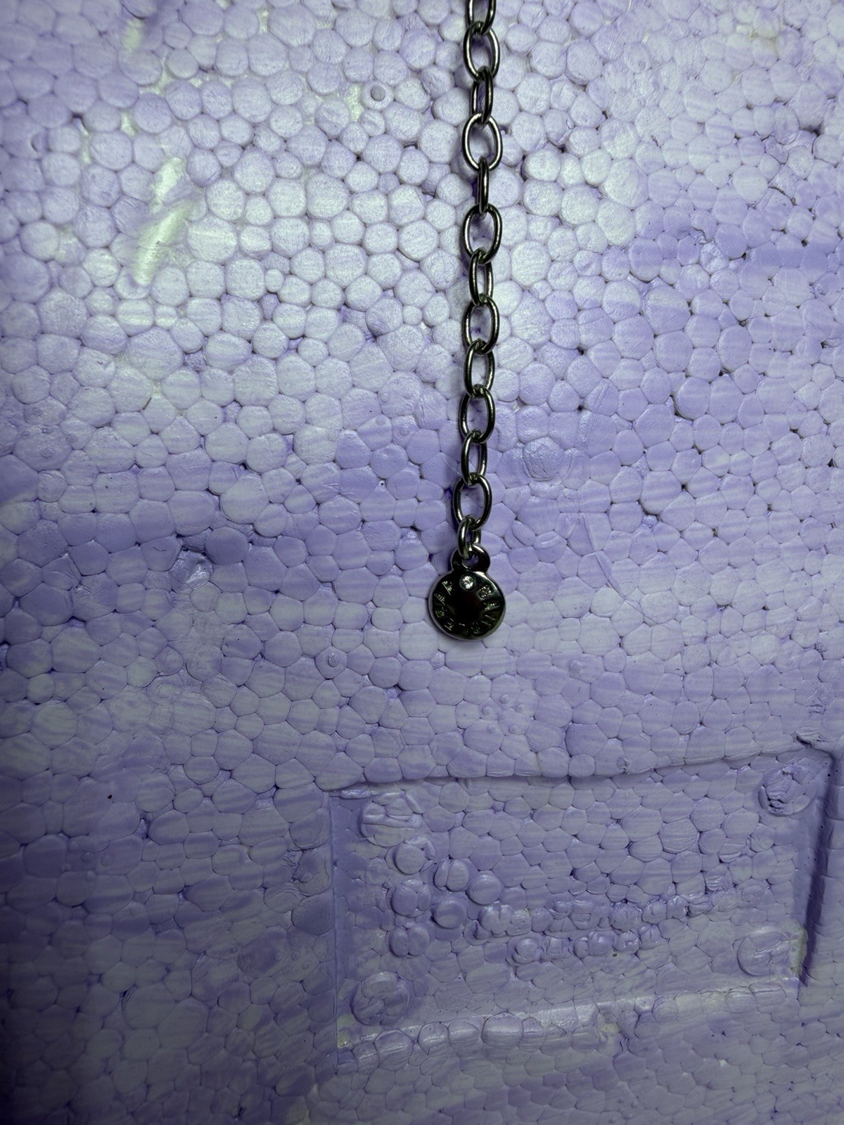 BaubleBar Silver Tone Paperclip Chain Layered Y Necklace Modern Statement #07
