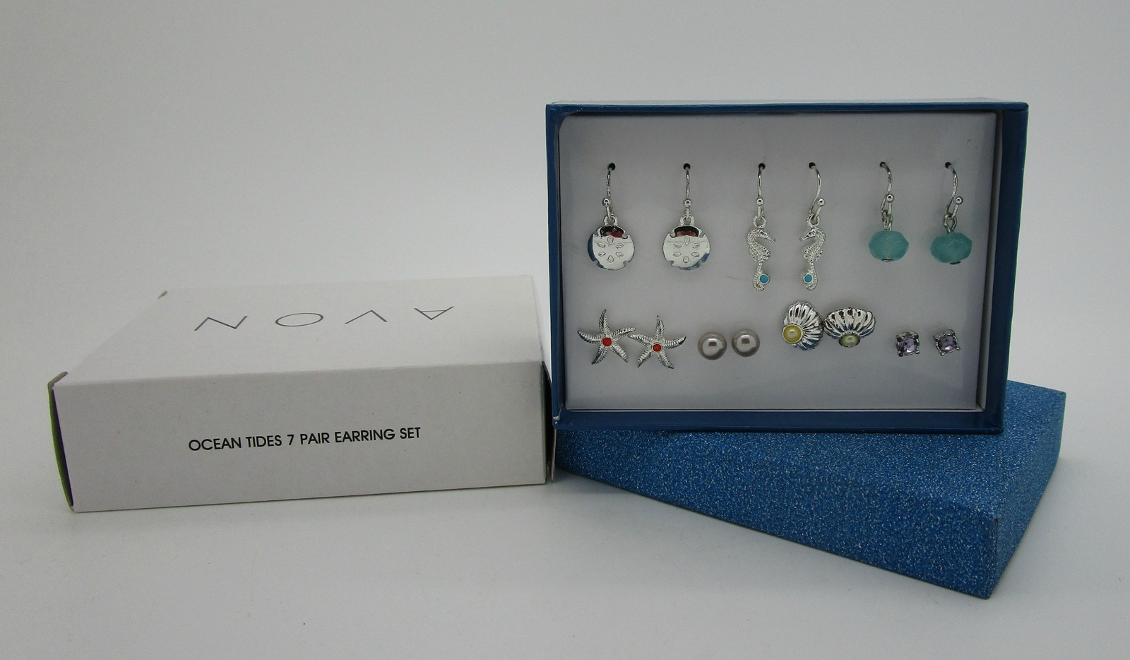 AVON Ocean Tides 7 Pair Earring Set