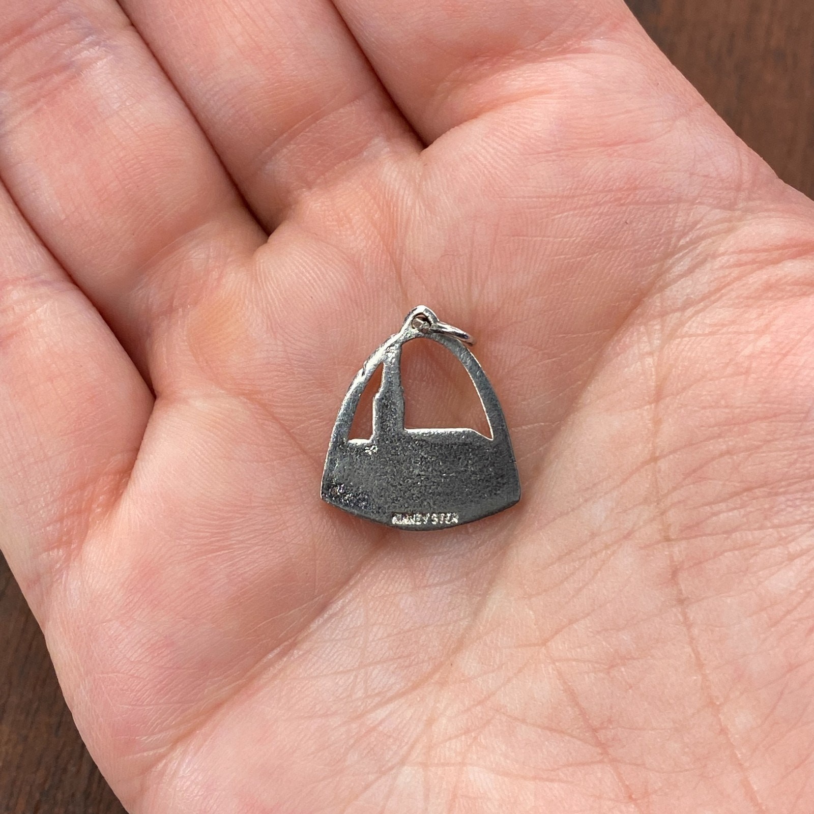 Vintage Kinney 925 Sterling Silver “Old Cathedral St Louis” Pendant Charm