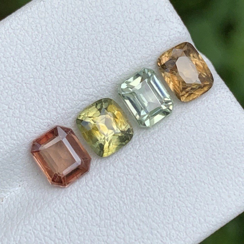 Mix Colors !! Natural Zircon Lot 4.90 ct Unheated Gemstone Srilanka