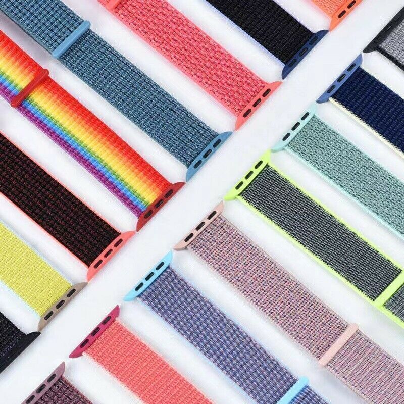 Woven Nylon Loop For Apple Watch Series 11-1 Ultra SE Sport Band Strap 38mm-49mm
