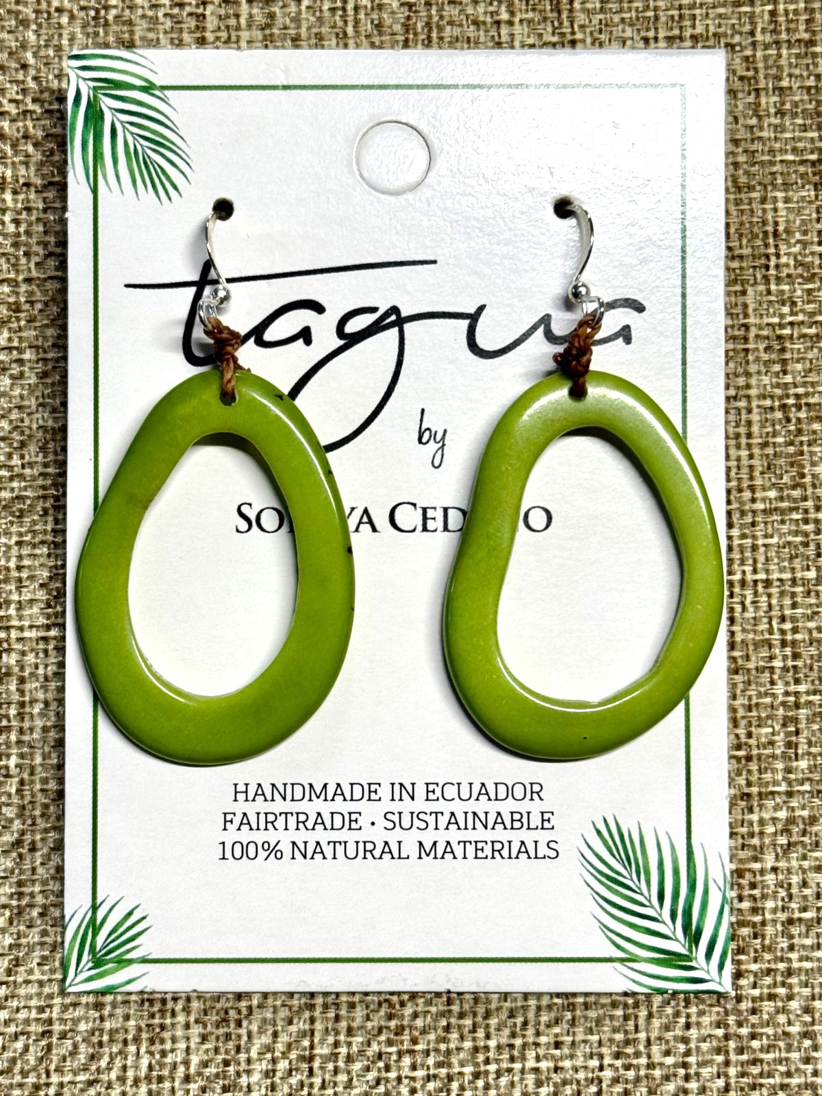 TAGUA NUT JEWELRY EARRINGS ARTISAN HANDMADE UNIQUE GIFT BOHO STATEMENT NEW