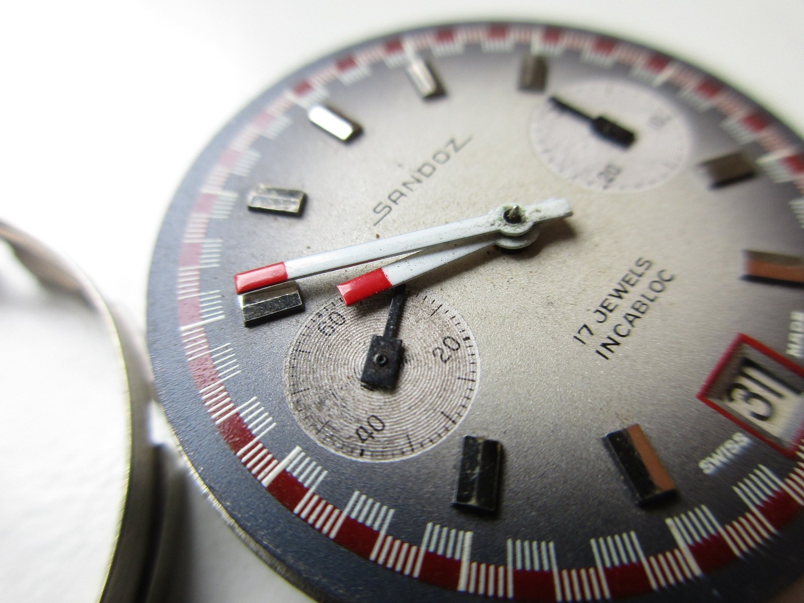 Valjoux cal. 7734 Swiss chronograph watch movement – incomplete – for parts