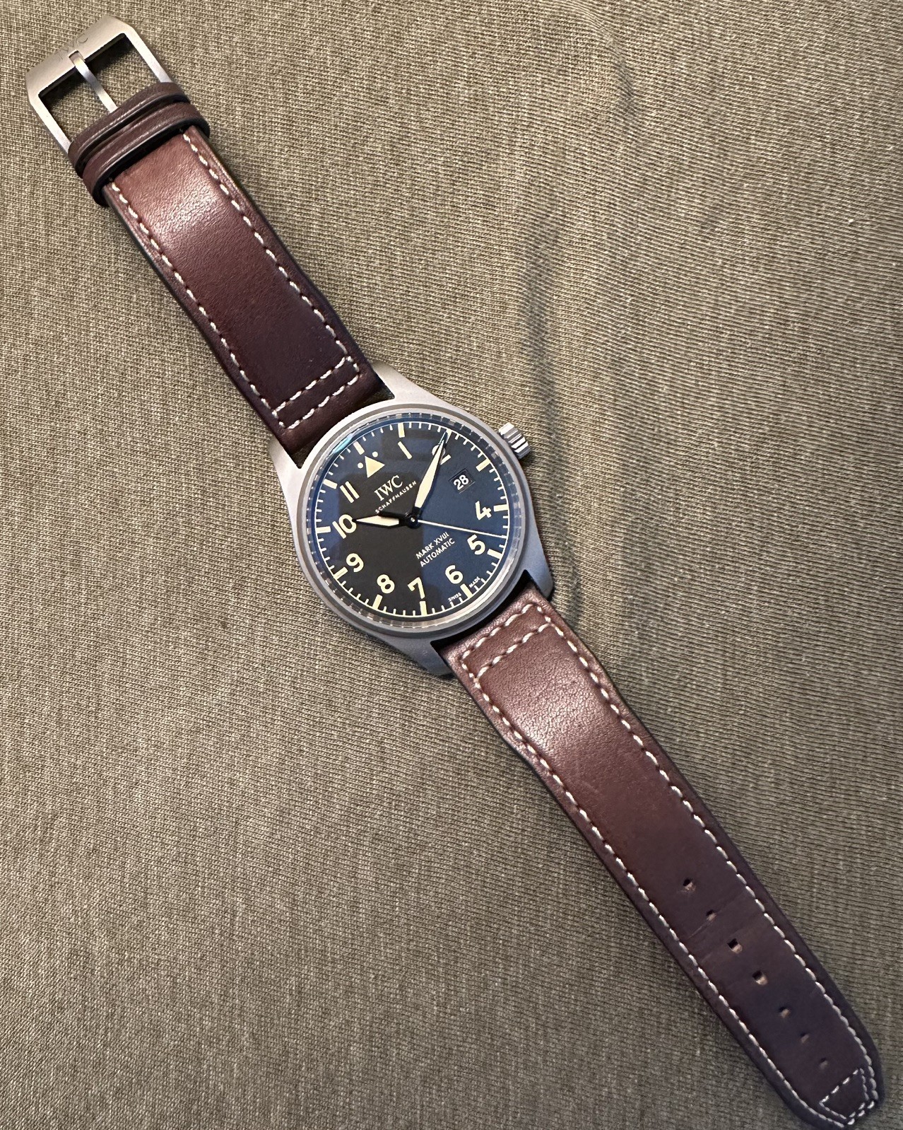 IWC Mark XVIII Heritage, Full Set + Extra Strap & Active Warranty