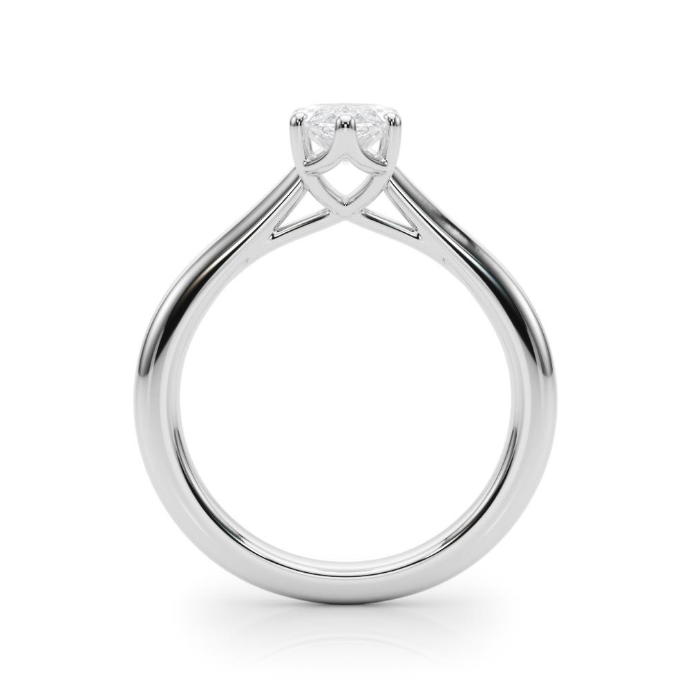 6-Prong Solitaire Marquise Engagement Ring VS F 0.50-0.75 Ct Lab Grown Diamond