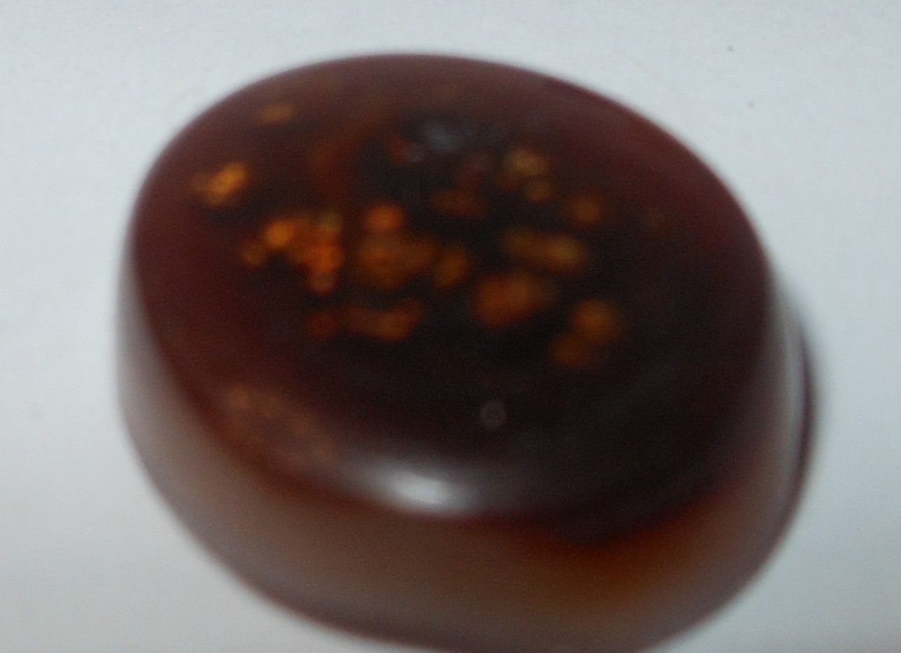 11.50ct Mexican Fire Agate Freeform Cabochon 18.4mm x 14mm