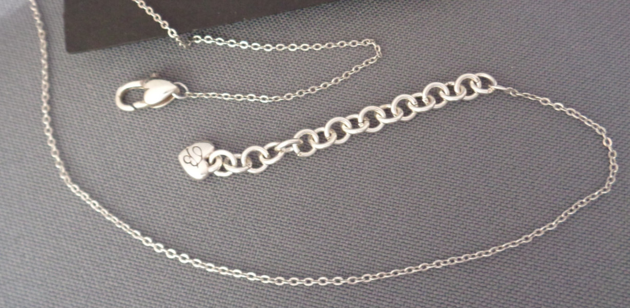 Brighton Be Mine Love Double Side Heart Pendant Necklace New on Card Retired