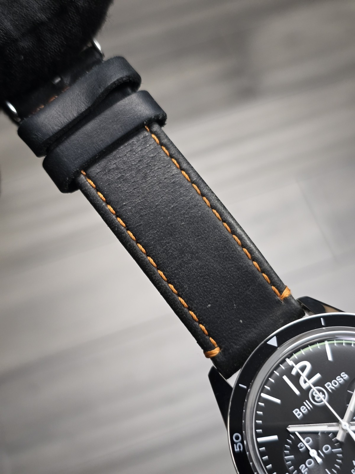 BELL & ROSS BR126 AUTOMATIC 42mm WATCH CHRONOGRAPH W/ Box