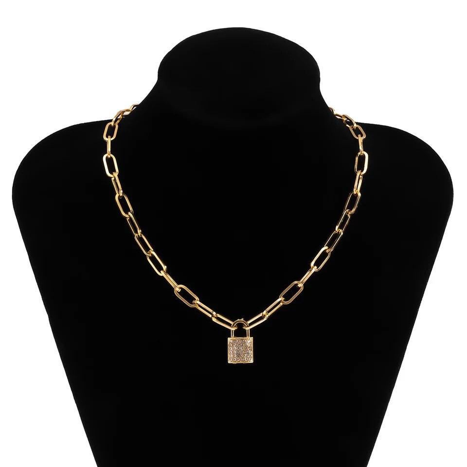 Cadenas de Oro ® Cubana 14K Joyeria Italiana Moda Collar Gargantilla para Mujer