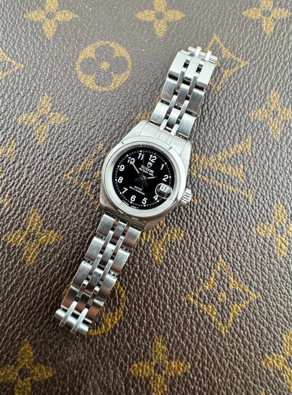Tudor Prince Date Princess Date Automatic Black Dial Swiss Made