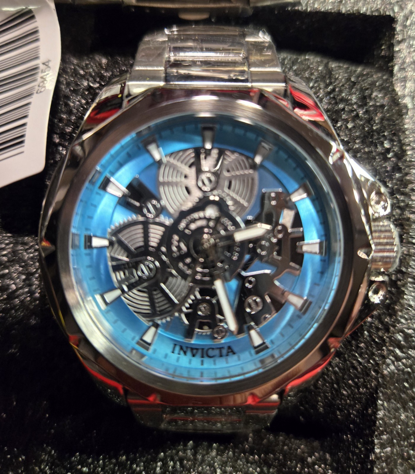Invicta Men’s Automatic Skeleton Dial Stainless Steel Bracelet Wristwatch