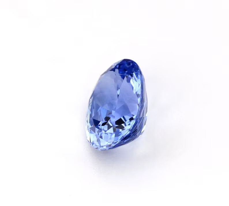 Cornflower Blue Sapphire 9-10 Ct Natural Flawless Oval Loose Gemstone Certified