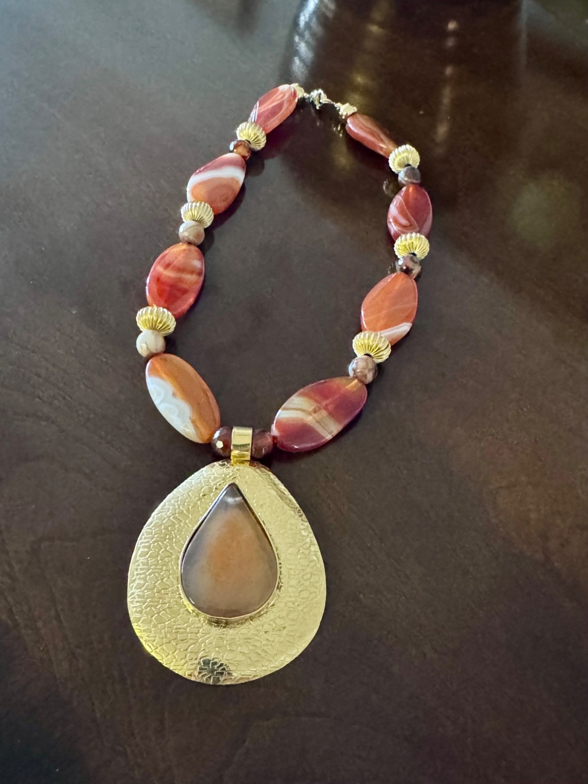 Necklaces for Women 14k Gold Plated – Handcrafted Statement Necklace