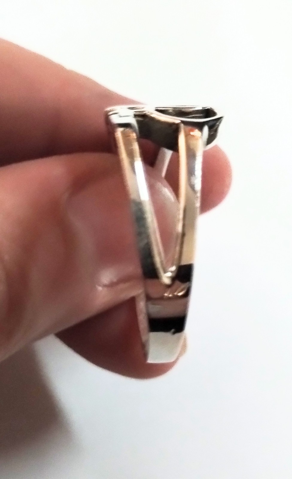 Sterling Silver male and female Symbol Ring Size 15
