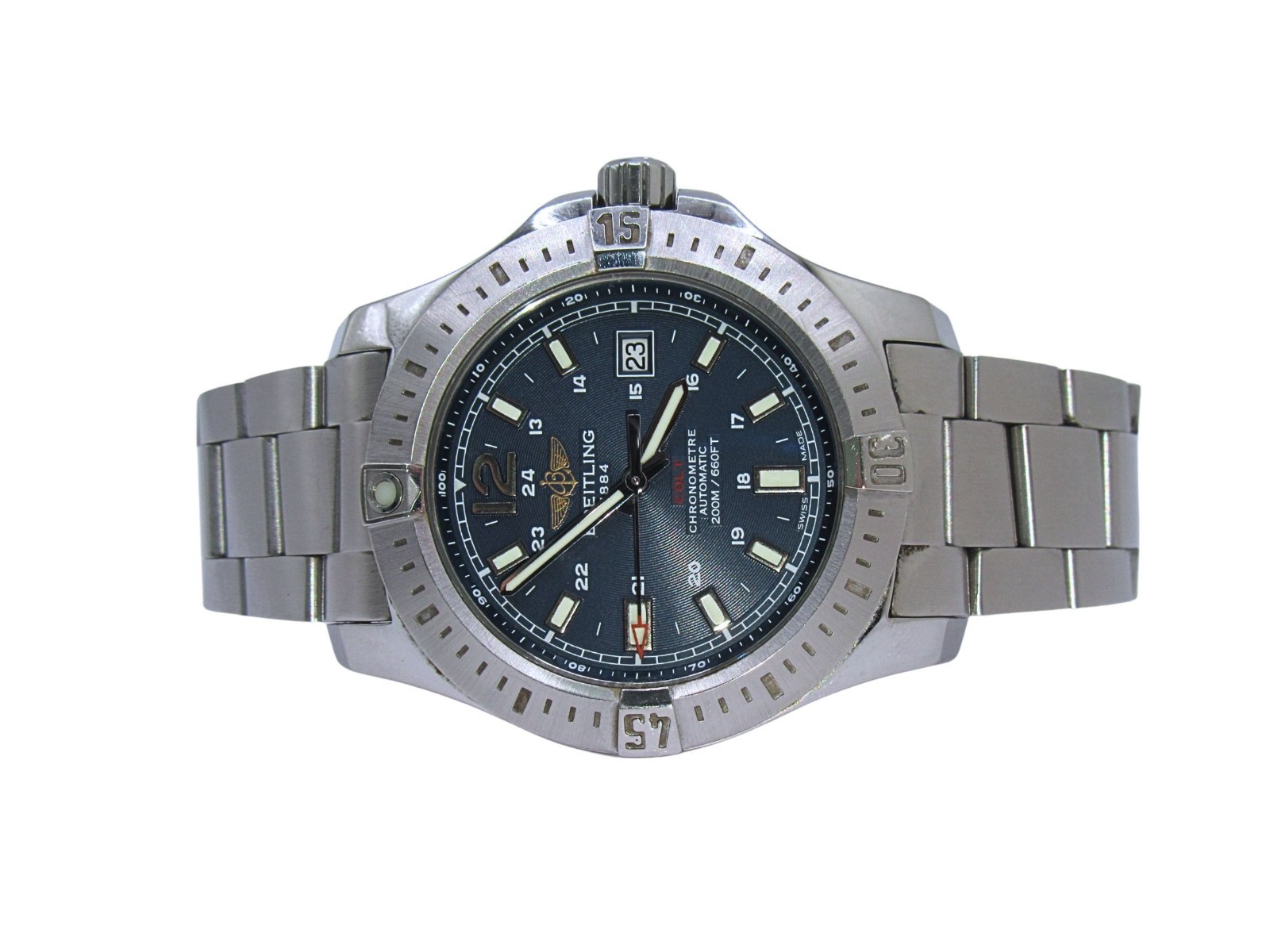 Breitling Colt A17388 44mm Blue Dial Stainless Steel Automatic Watch