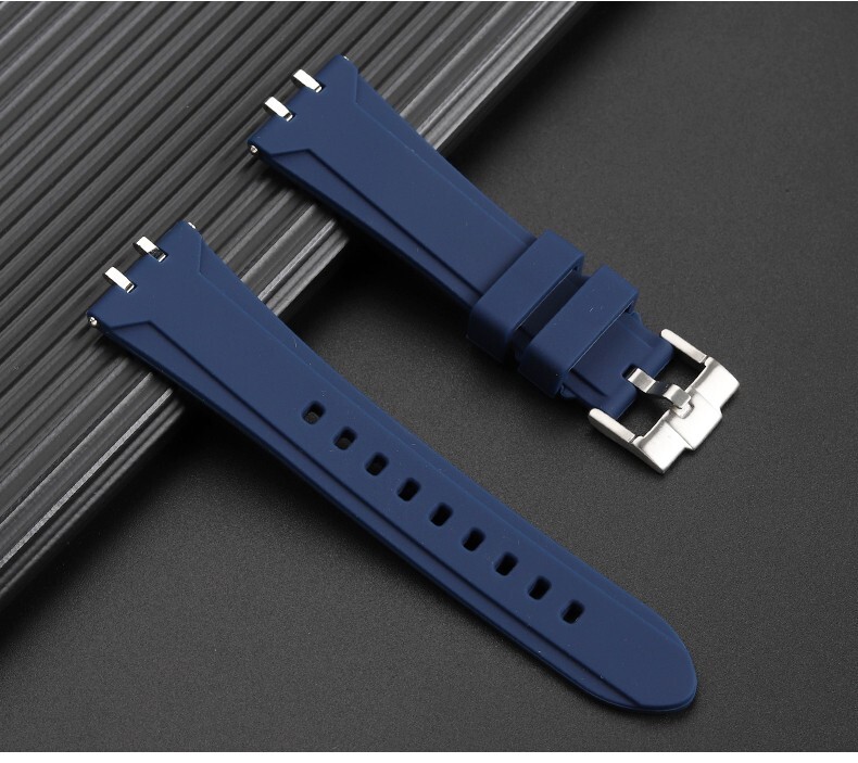 For Tudor Royal 41mm Deal M28600 M28603 Modified Silicone Watcthband 24mm Strap