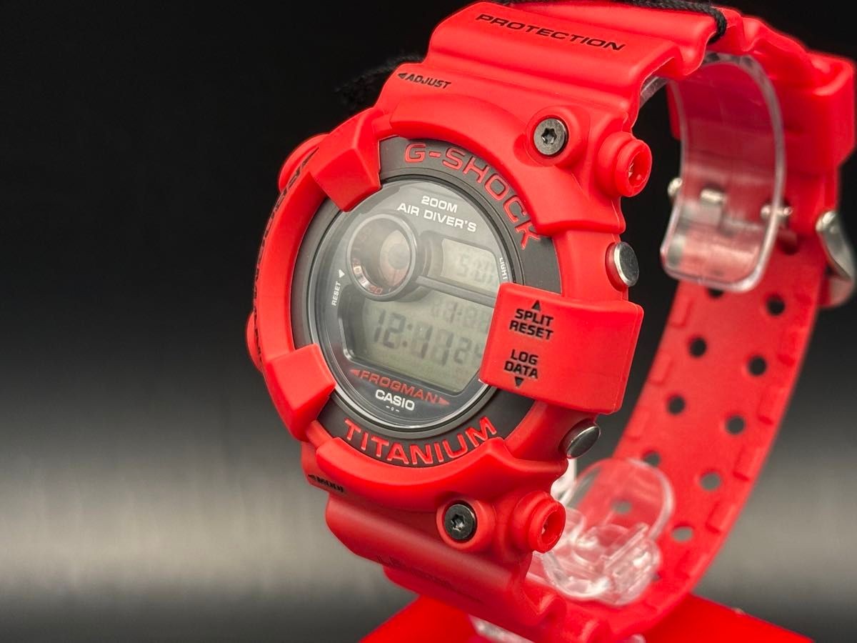CASIO G-Shock Frogman DW 8200 Red Frog 2000 model Last 2 items FROGMAN Red