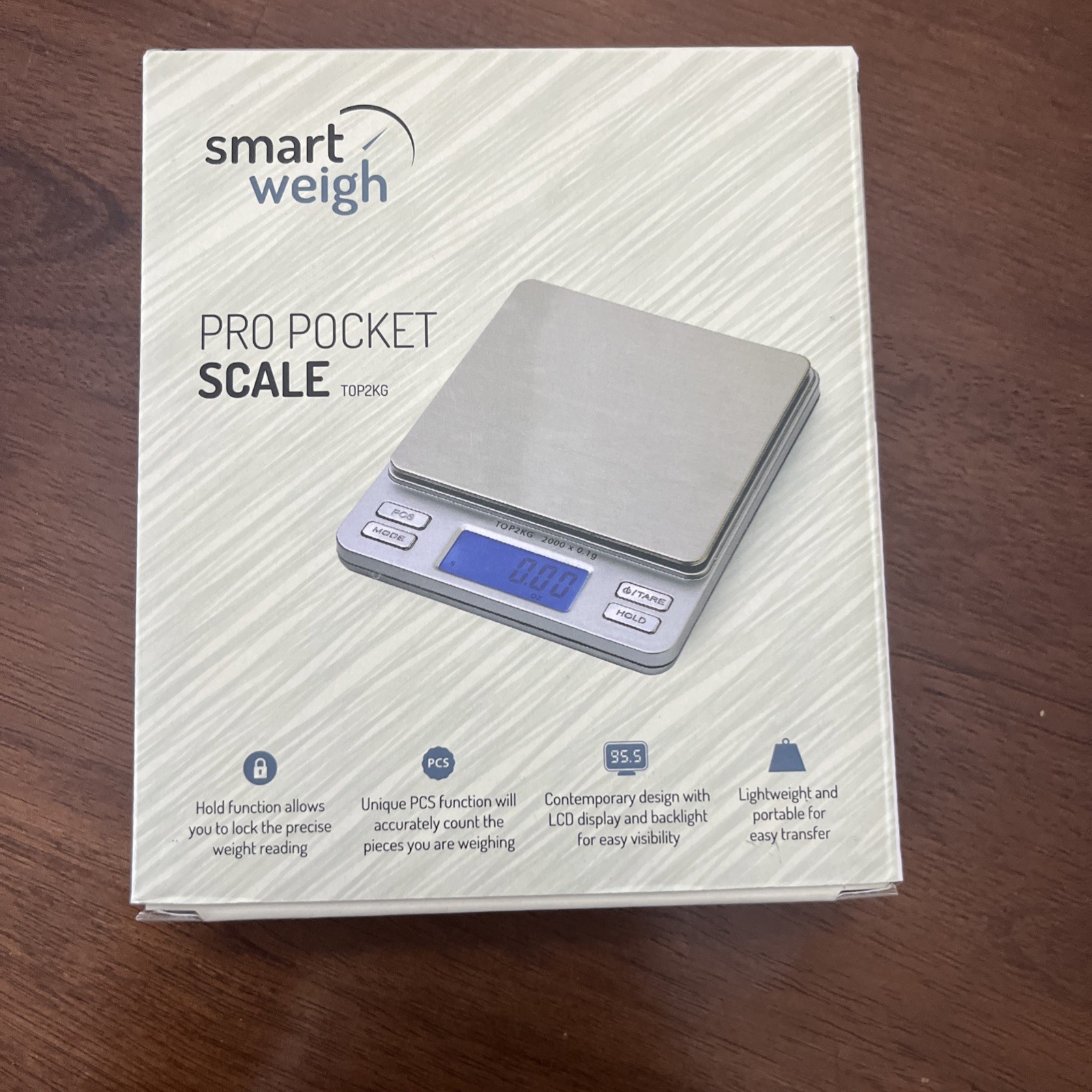 Smart Weigh Digital Pro Pocket Scale 500g x 0.01 Grams Precise Weighing Professi