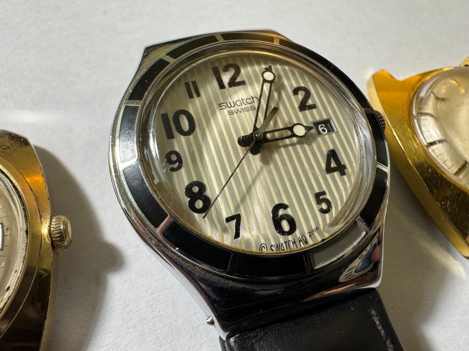 Lot of 4 Men’s Women’s Watches | SWATCH IRONY, TIMEX, WALTHAM | RUNNING PERFECT