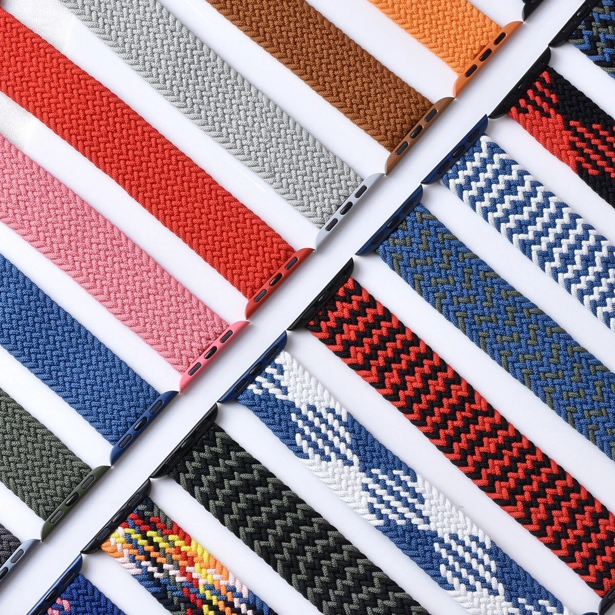 For Apple Iwatch Series 10 9 8 7 6 5 4 3 2 1 SE Nylon Braided Solo Loop Strap US