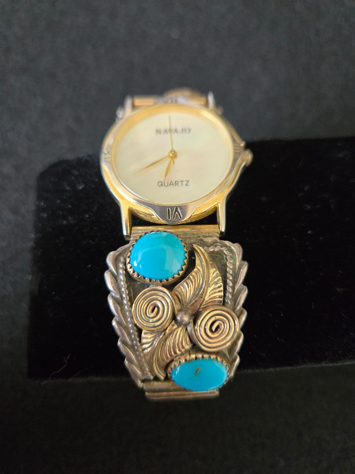 Navajo Quartz Sleeping Beauty Turquoise Women’s Watch