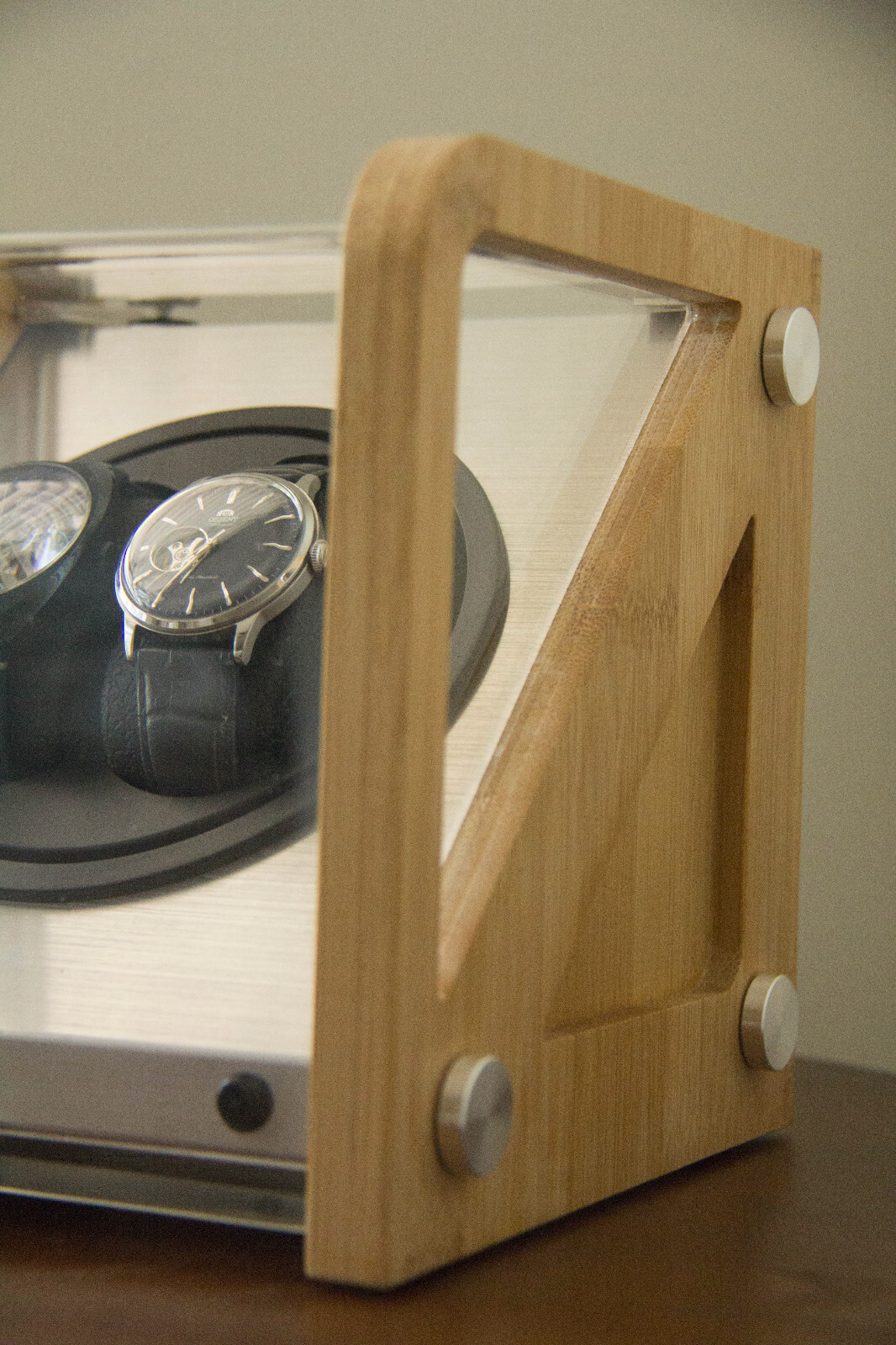Double Automatic 2 Watch Winder rotating display box Tourbillon Winders NEW!
