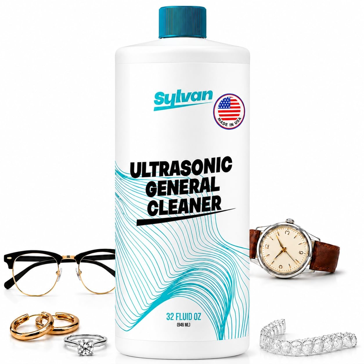 32 oz Ultrasonic Cleaner Solution Concentrate – 50+ Gallons