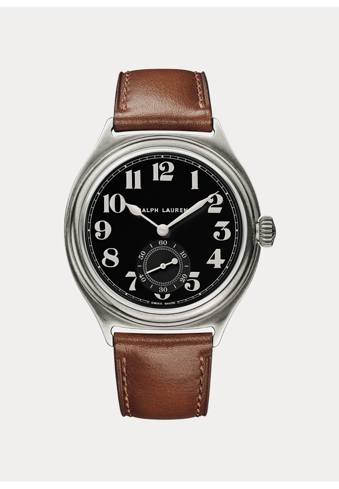 $3100 Polo Ralph Lauren 40mm Vintage Black Dial Watch