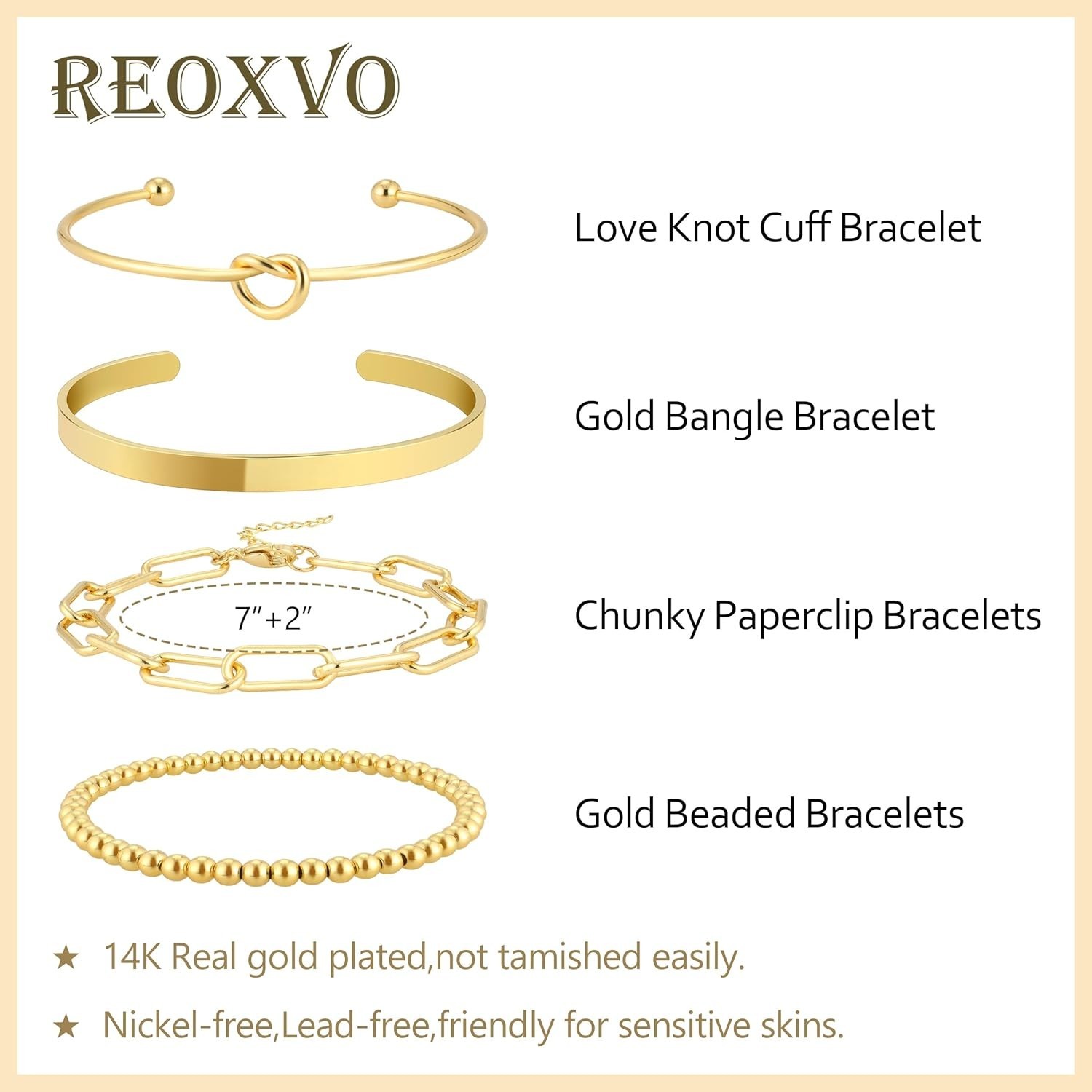 Gold Bangle Cuff Bracelets for Women Trendy Gold Plated Tennis Bracelet Stack…