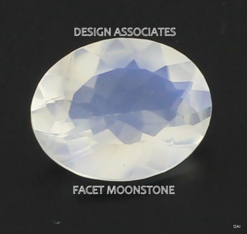 Rainbow Moonstone Faceted OVAL Cut Calibrated 7×5 MM White Color Natural Gem