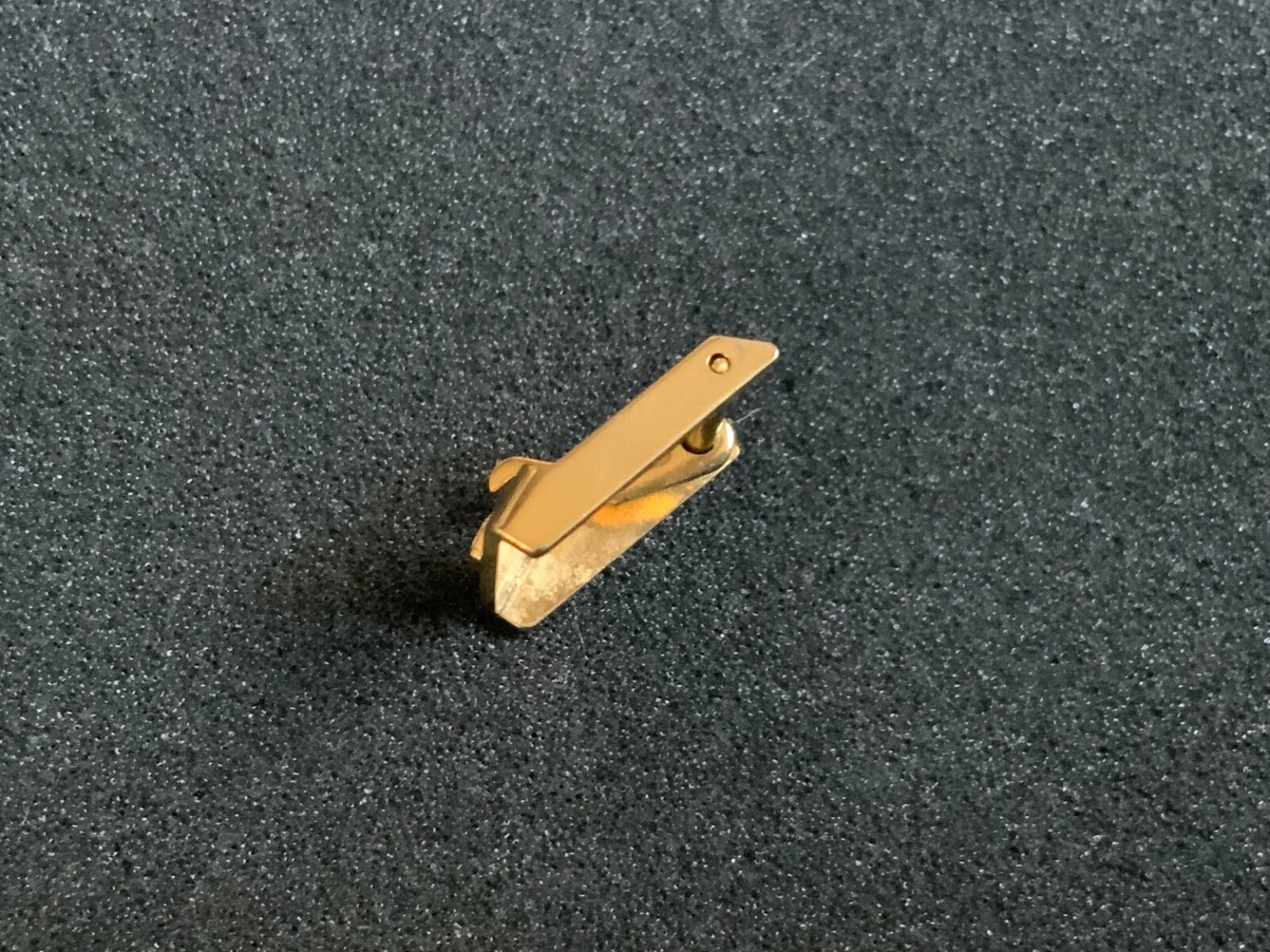 Vintage 1970-1980 NOS Gold-Plated 16MM X 14MM Buckle ” SWISS ” For OMEGA