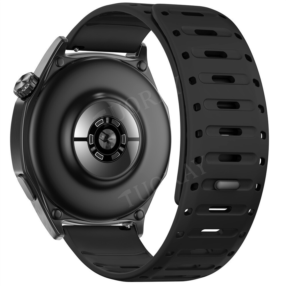 22mm Magnetic Silicone Watch Strap Band For Amazfit GTR 4 3 47mm Bip 6 Bracelet