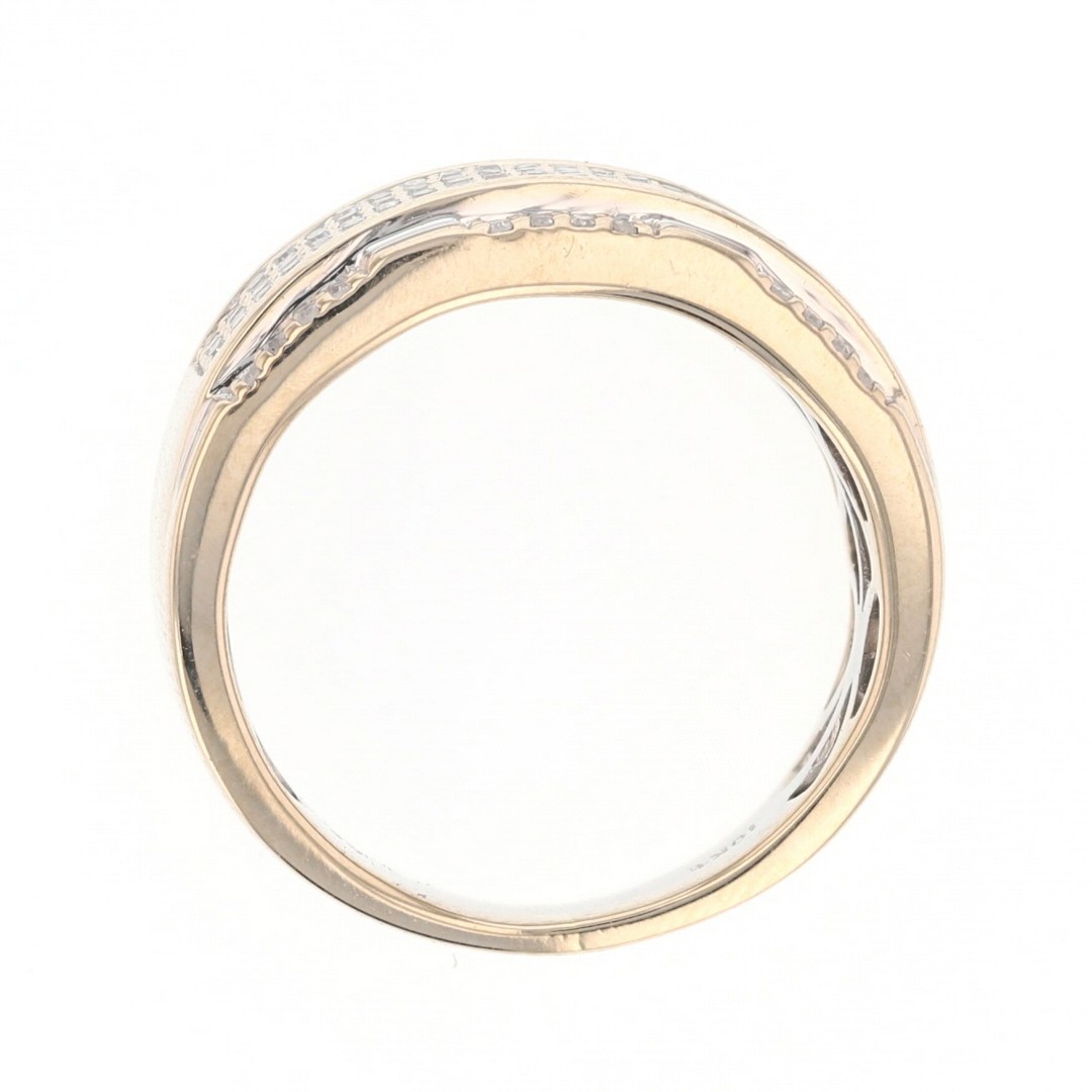 .31ctw Diamond Micro Pavé Set Cluster Wedding Band Ring 10k White Gold Size 7.75
