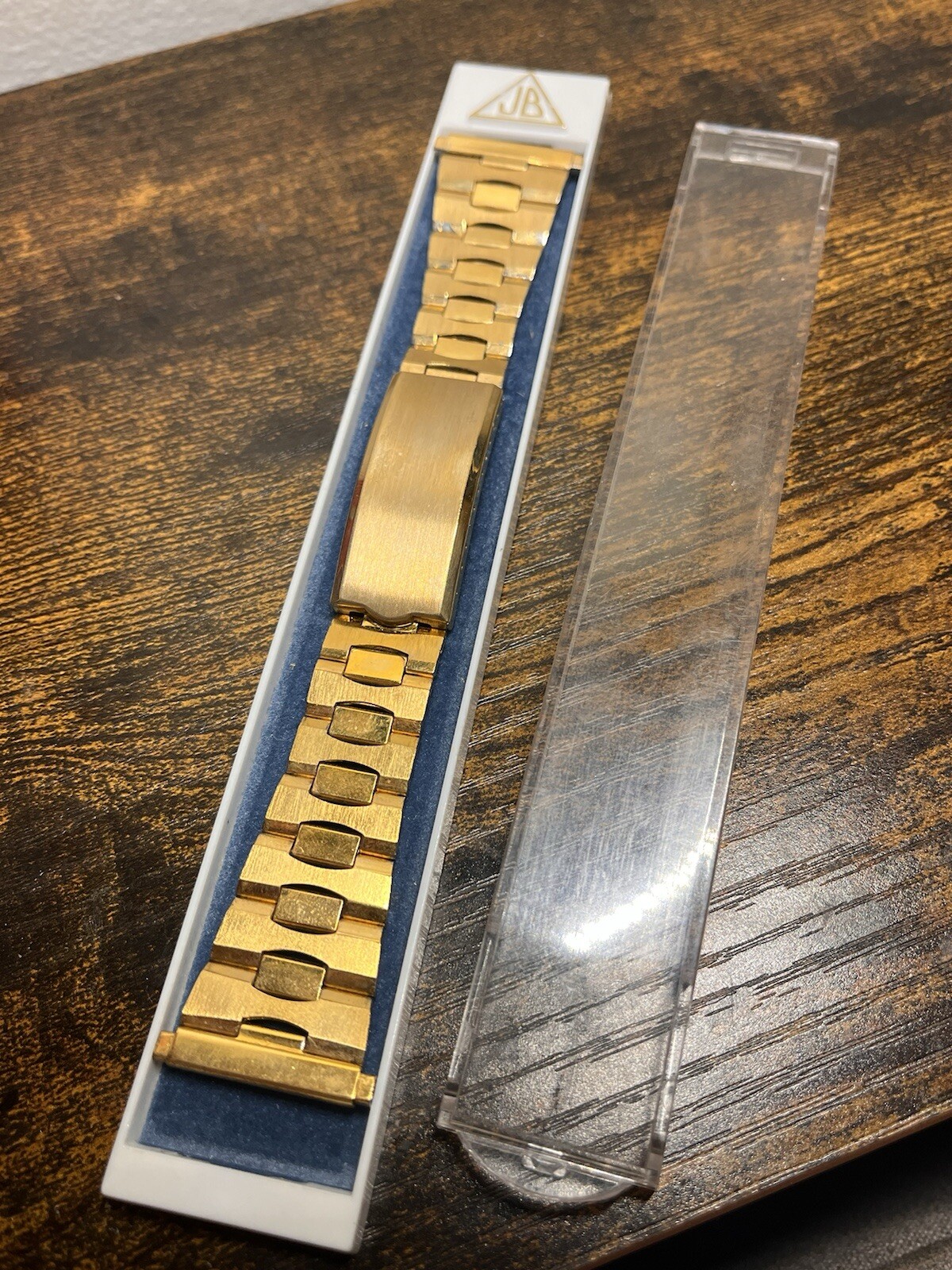 JB Champion Deployment Rally Watch Band Vintage Gold Filled NOS Spring Lugs 1970