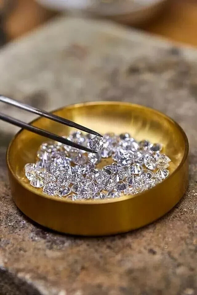 Loose Lab-Grown CVD Diamond LOT 2.60 MM D Color IF CLARITY 15 PCS Certified