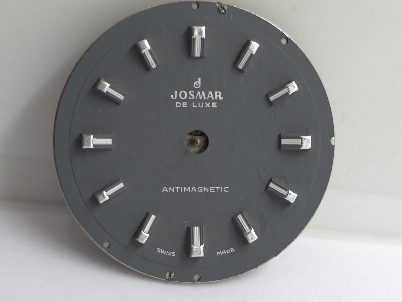 Vintage Josmar De Luxe Watch Movement Cal. BFG 866 Perfect Dial Main Spring