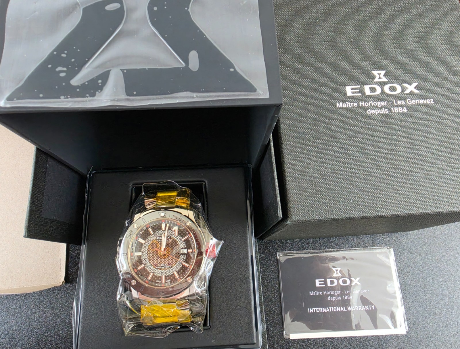 EDOX 80099-3RM-NIN CHRONOFFSHORE-1 Automatic Men’s Watch 500 Meter New