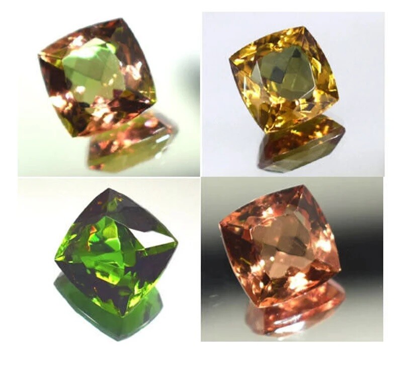 Certified 13.5 Ct Natural Zultanite Color-Change Cushion Cut Rare Loose Gemstone