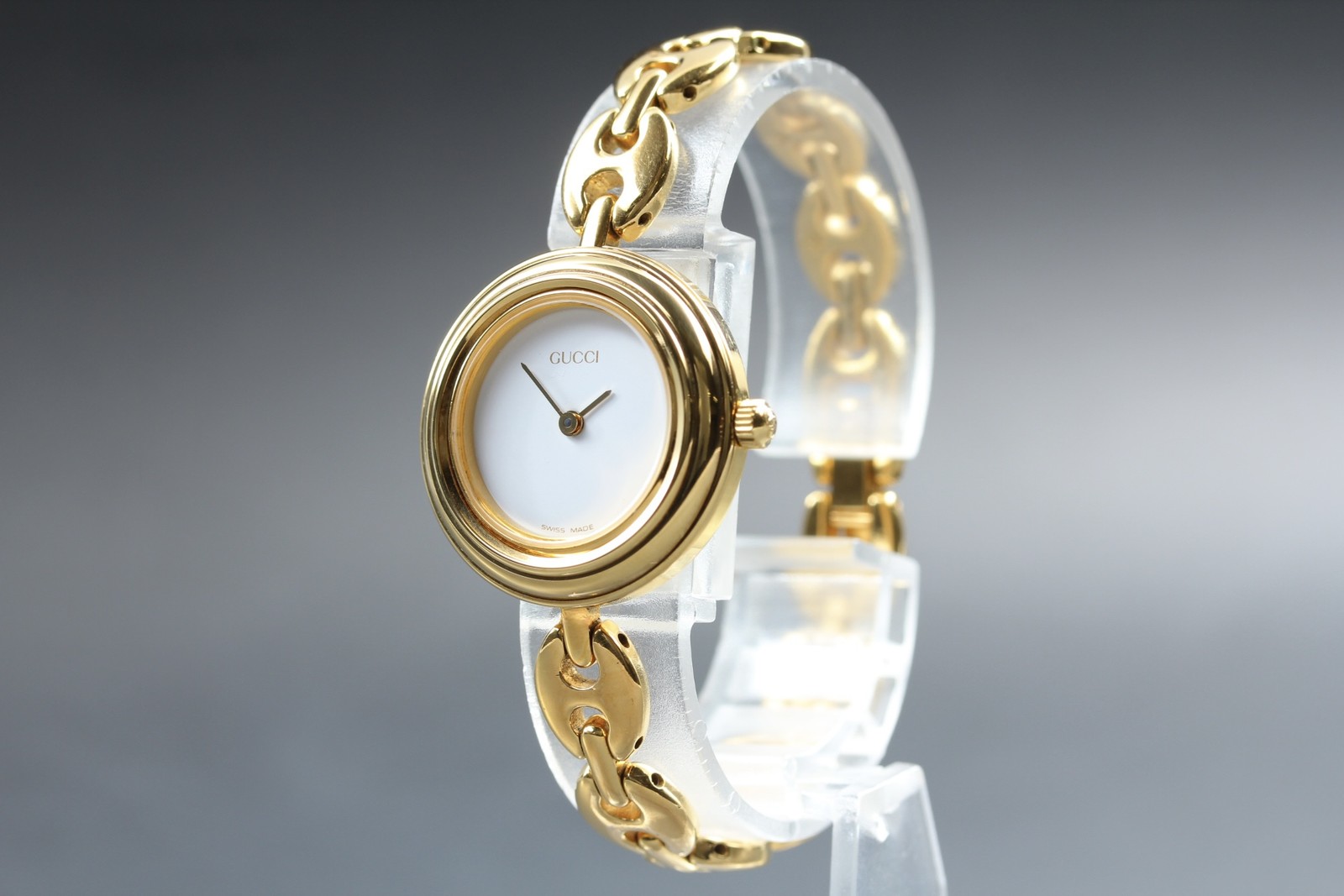 [Near MINT w/Box] GUCCI Change Bezel 11/12.2 6 Colors Bracelet Qz Women’s Watch