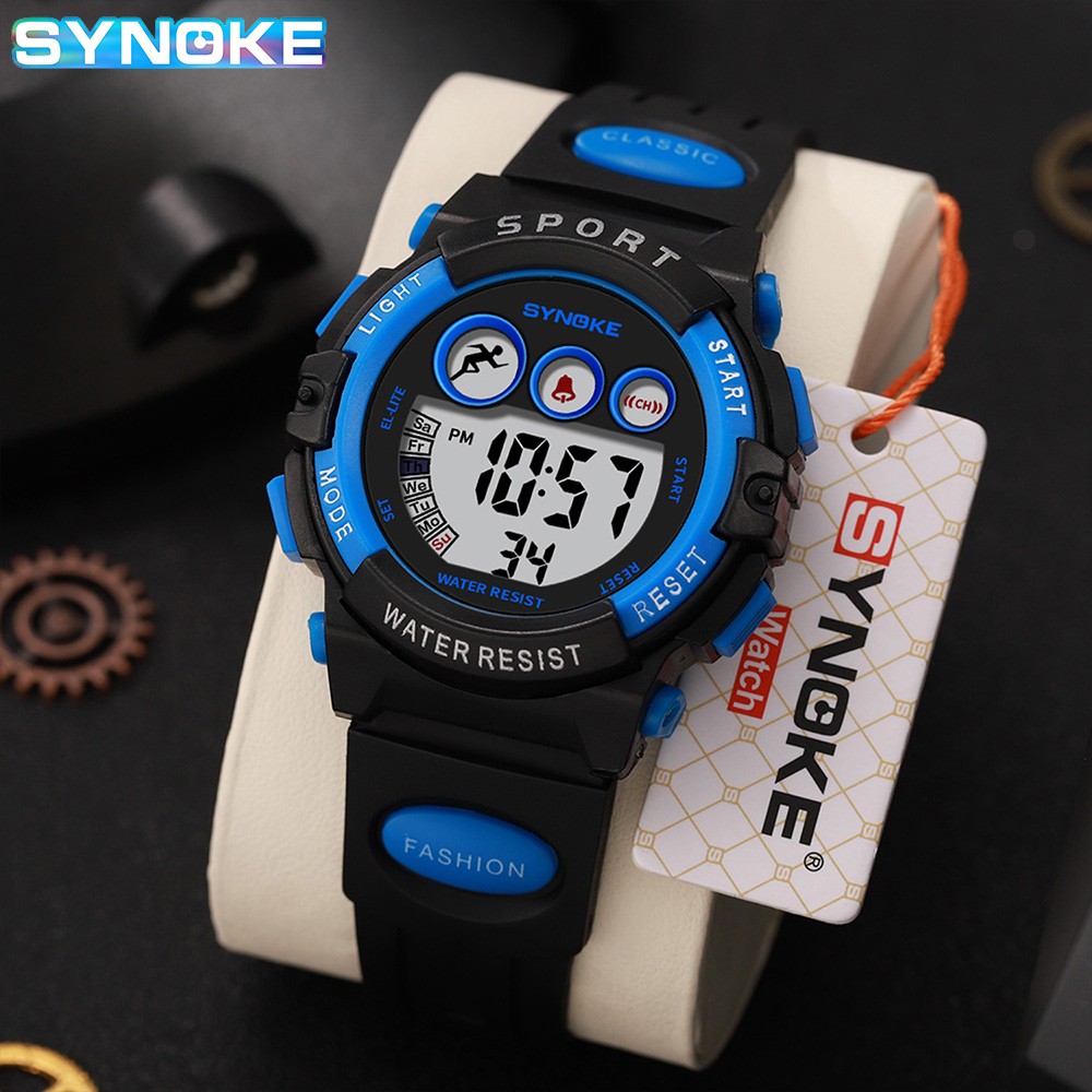 Boy and Girl Sports Watch Electronic Waterproof Watch Multifunctional Watch Gift
