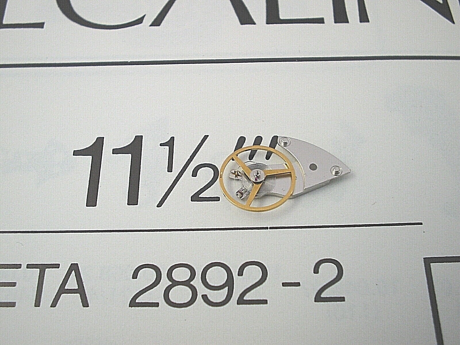 ETA 2892-2, 2892A2; balance wheel with bridge for Certina, no pattern on bridge.