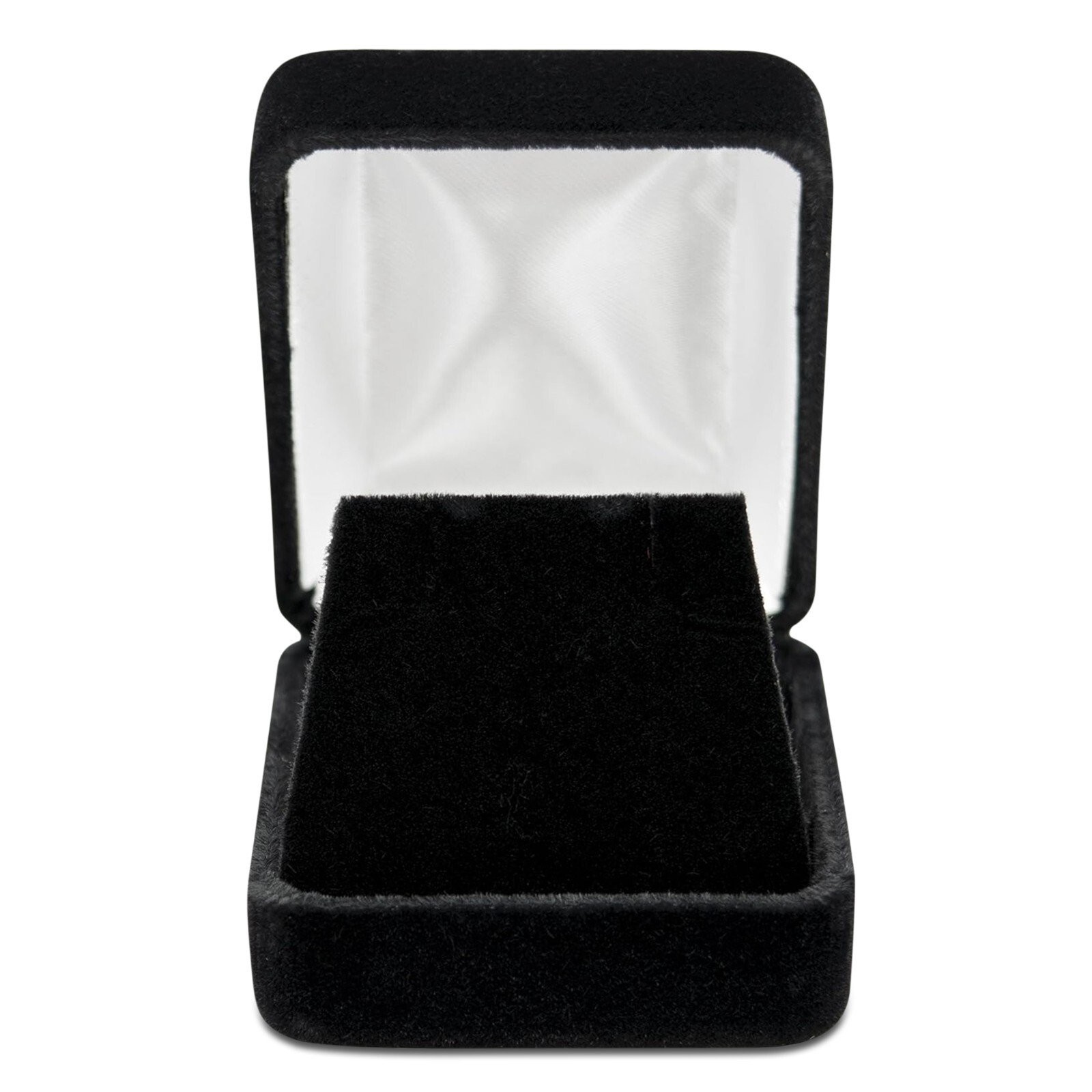 Novel Box Black Rich Velveteen Jewelry Boxes Earring Ring Bracelet Pendant