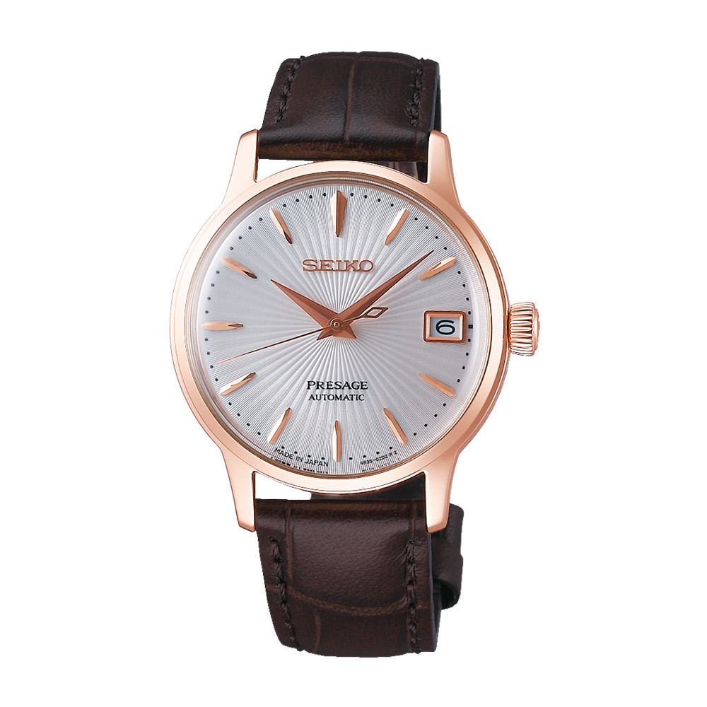 Seiko Presage Cocktail Time 33.8 MM Stainless Steel Automatic Watch – SRP852J1