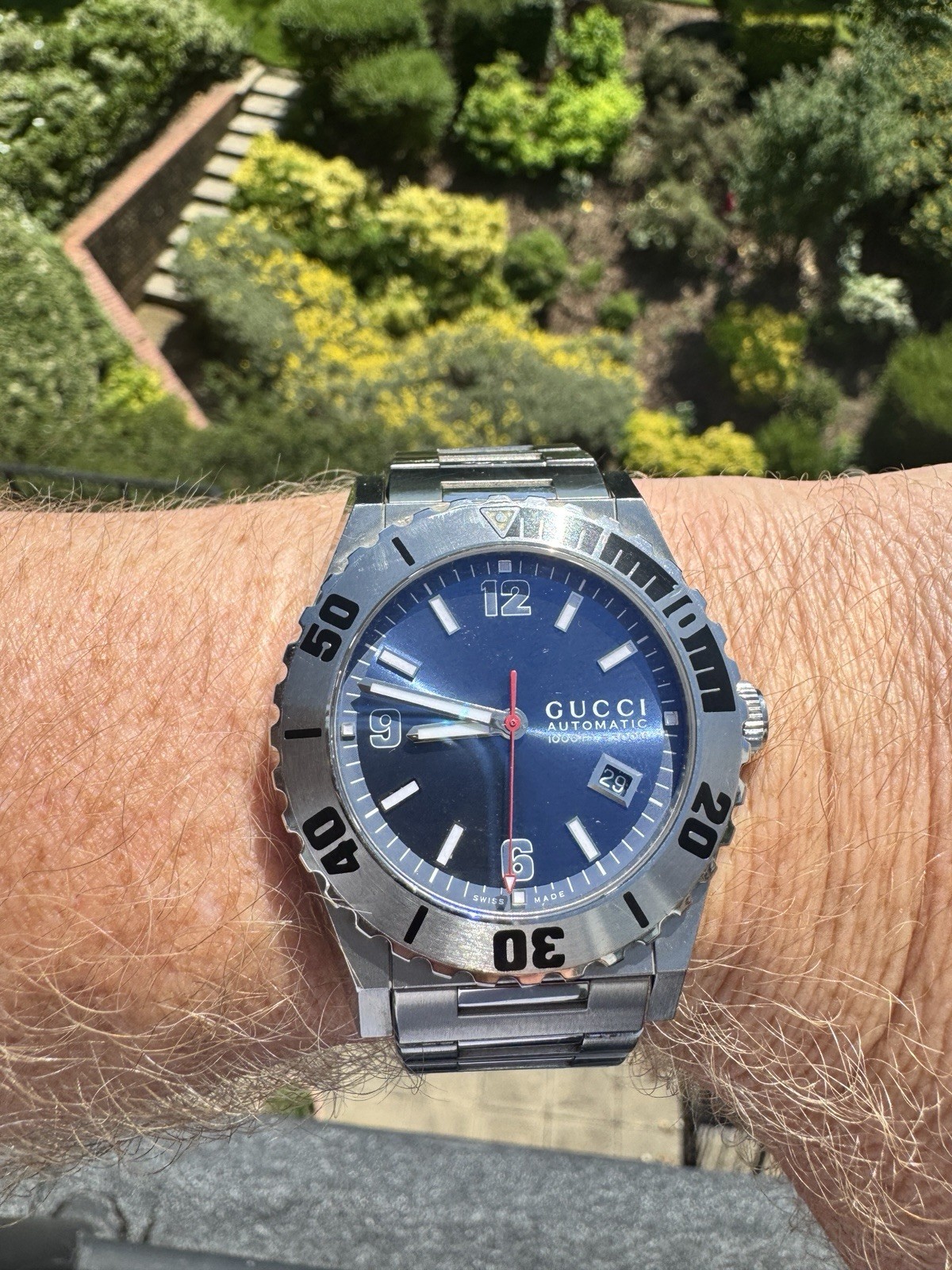 Gucci Pantheon Automatic Diver 115.2 XL, Swiss , Sapphire Crystal, 200m , VGC