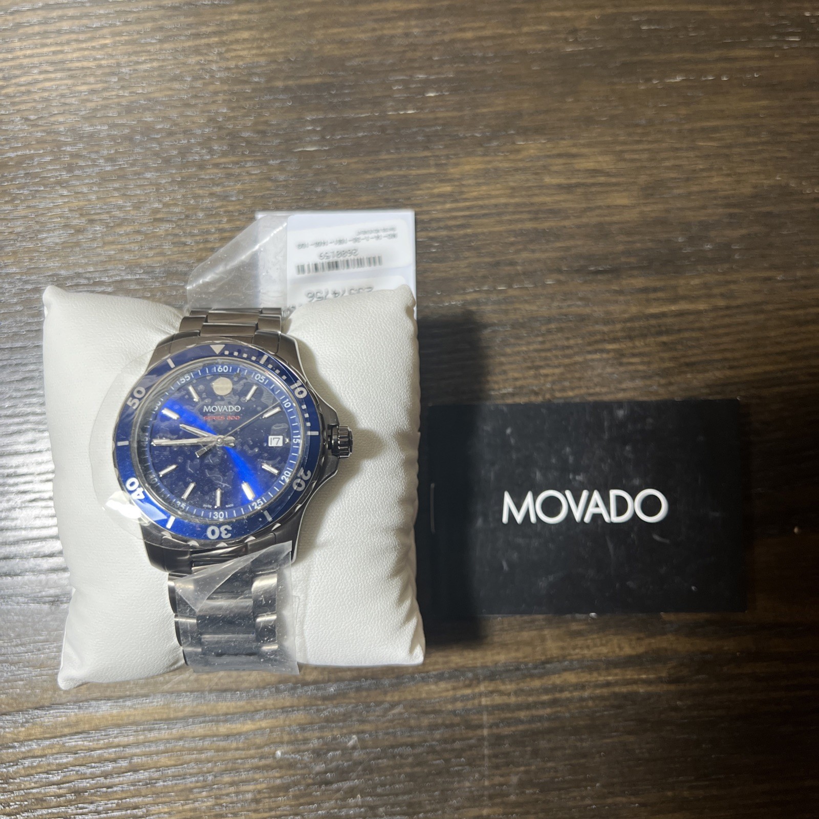Movado Series 800 Blue Dial Steel Swiss Quartz Men’s 42mm Watch – Model 2600137