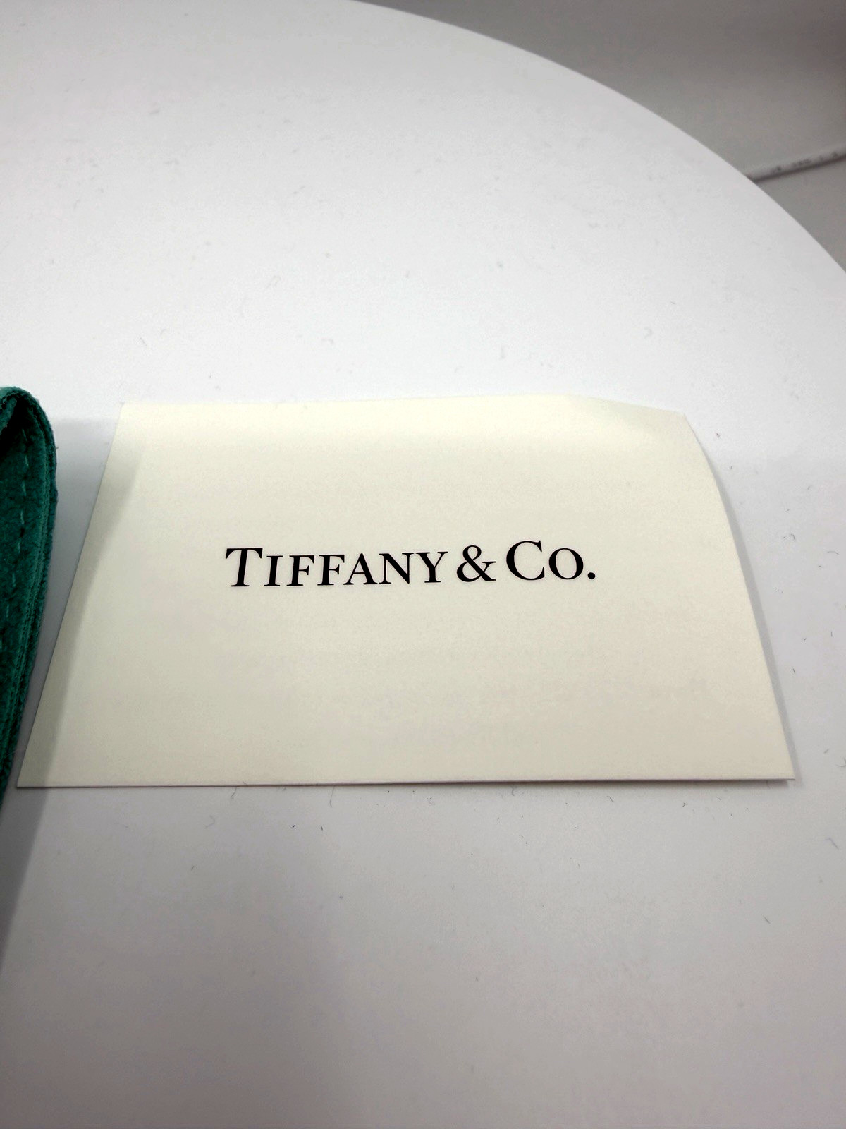 925 Tiffany & Co. Initial “M” Disc Pendant Beaded Necklace 18 Inches 6.3 grams