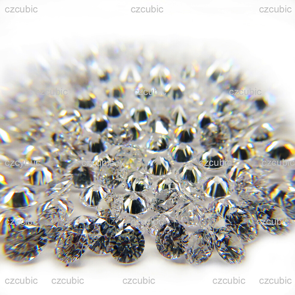 1000 PCS ROUND CUBIC ZIRCONIA/CZ STONES 5A QUALITY 0.70 – 3.00 MM SHIP IN US NO8