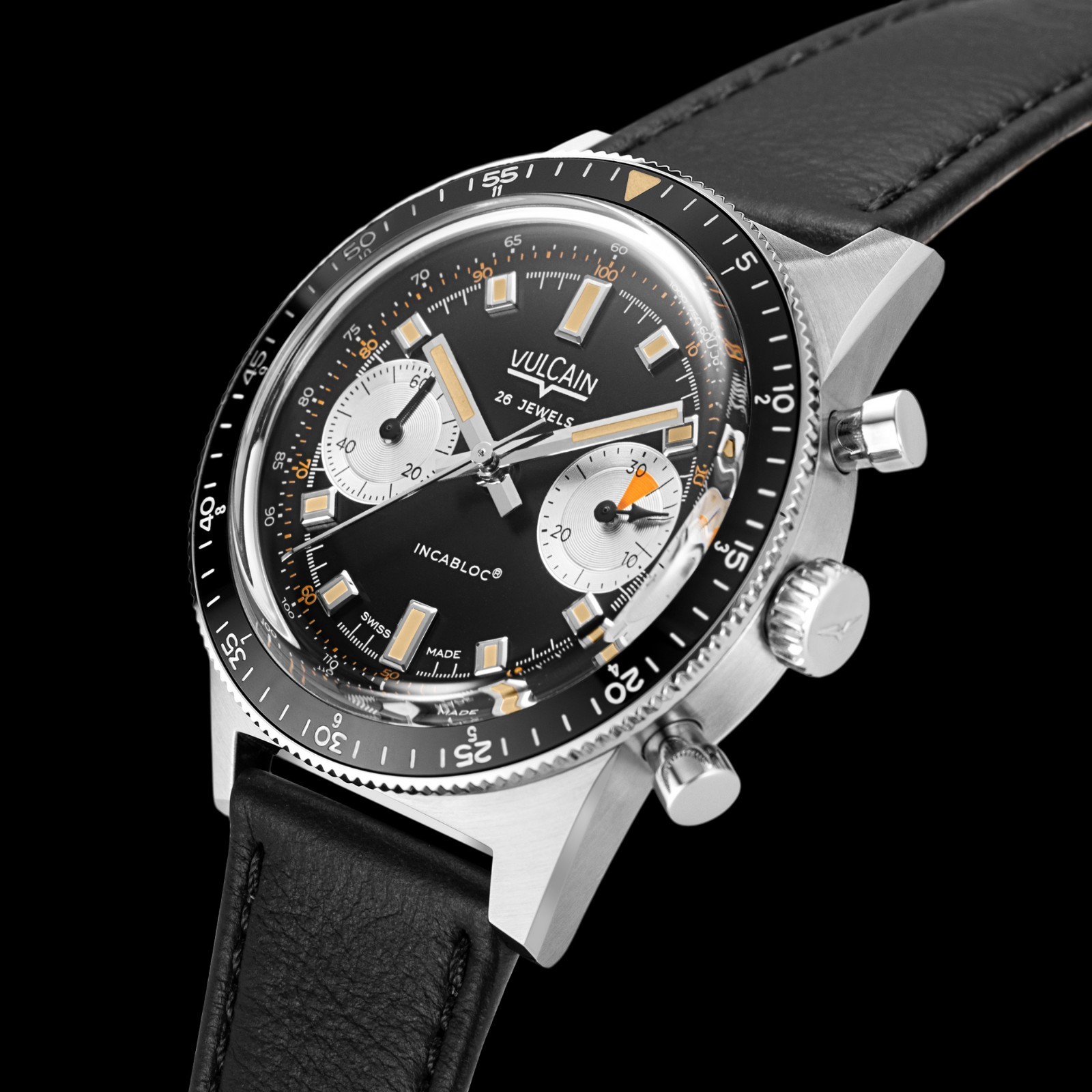 Vulcain Skindiver Chronograph 39.7mm Stainless Steel Automatic Authorized Dealer