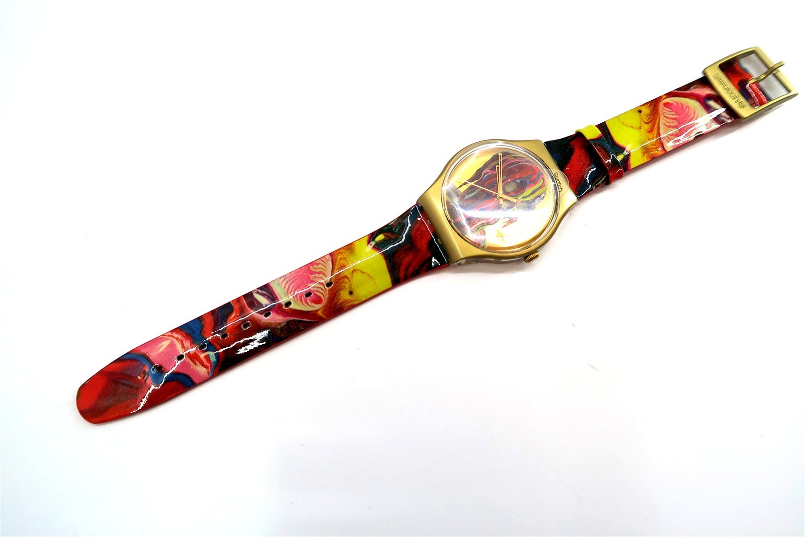 Swatch Watch WE’REALLGONNADIE SUOZ115 w/ Case & Papers 2011 We’re All Gonna Die
